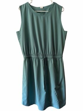 Xersion Light Blue/Green Sleeveless dress | Size Large